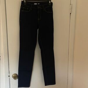 Old Navy Women's Dark Blue Skinny Jeans